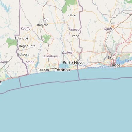 Ungefähre Karte — Benin (OpenStreetMap)