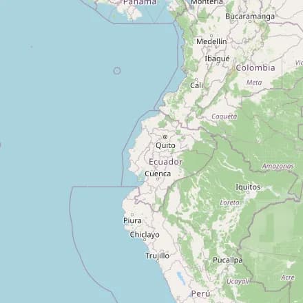 Ungefähre Karte — Ecuador (OpenStreetMap)