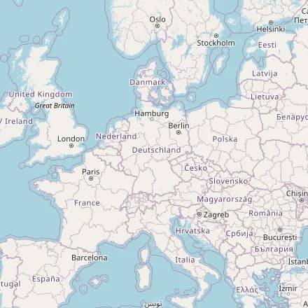 Orientacyjna mapa — Niemcy (OpenStreetMap)