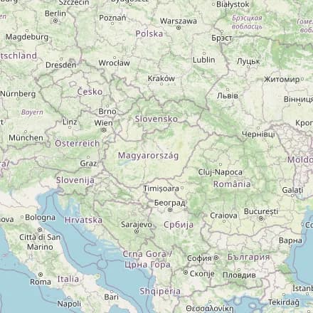 Προσεγγιστικός χάρτης — Ουγγαρία (OpenStreetMap)