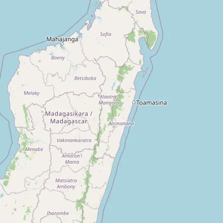 Orientacyjna mapa — Madagaskar (OpenStreetMap)