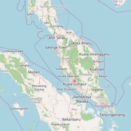 Orientacyjna mapa — Malezja (OpenStreetMap)