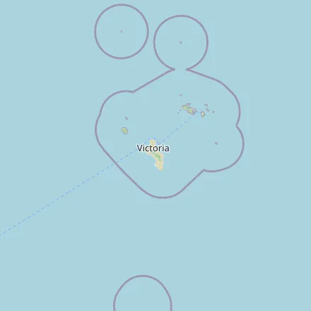 Carte approximative — Seychelles (OpenStreetMap)