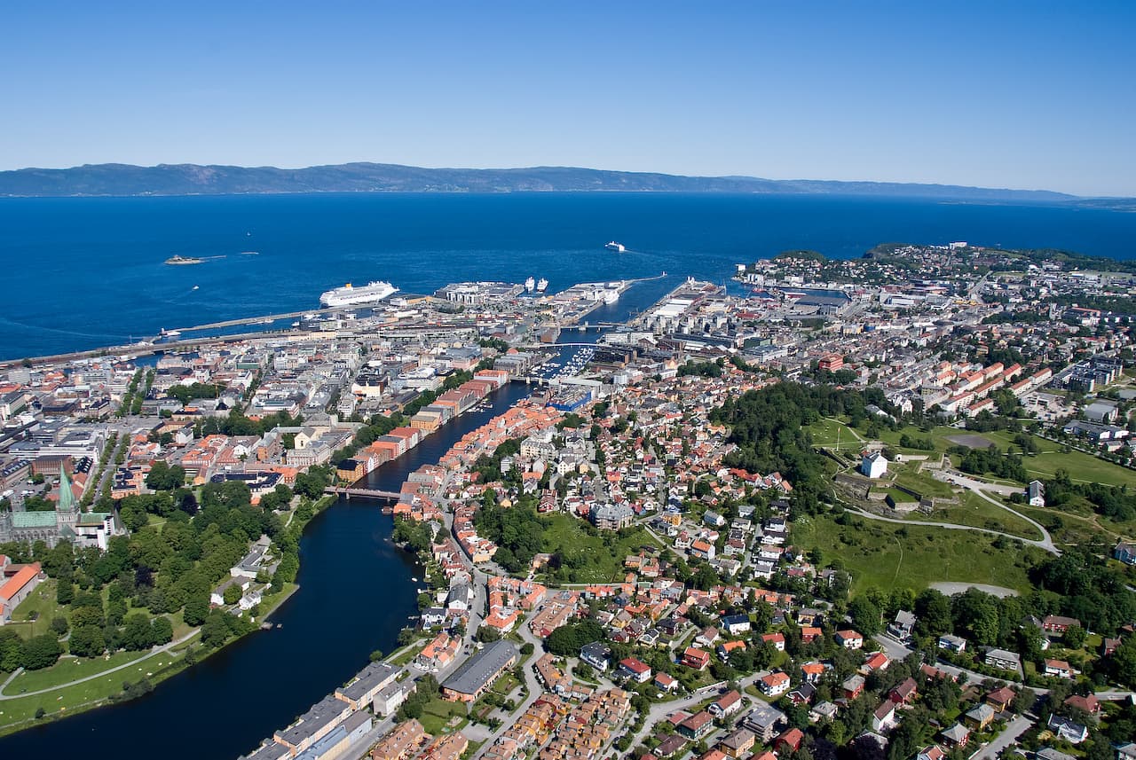 Trondheim — Illustrationsansicht