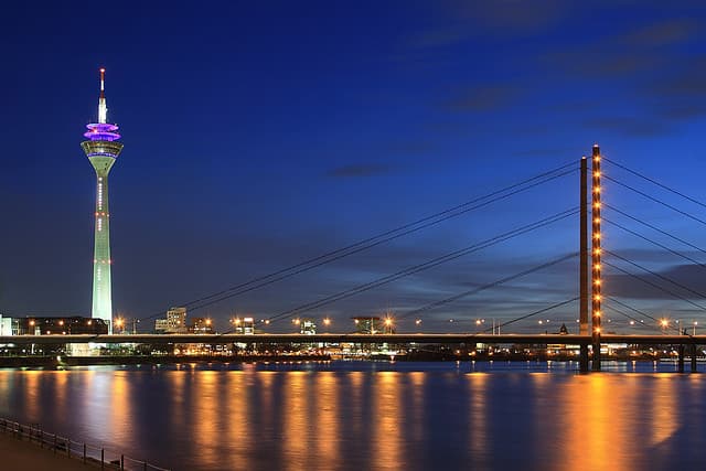 Düsseldorf — widok ilustracyjny