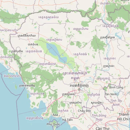 Orientačná mapa — Kambodža (OpenStreetMap)